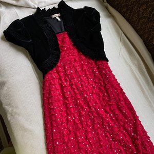 Speechless Shimmery Red Dress
